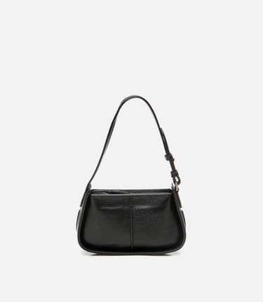 Kadın Deri Siyah Ayarlanabilir Askılı Mini Çanta
