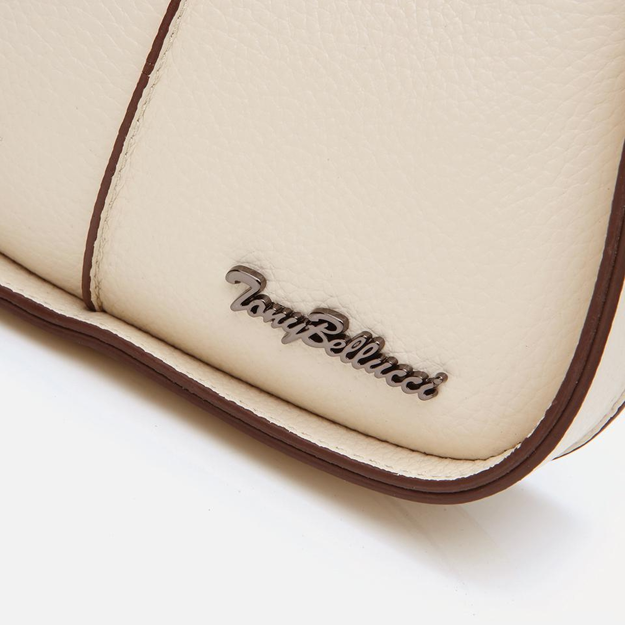 Kadın Deri Ekru Ayarlanabilir Askılı Mini Çanta