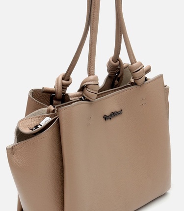  Kadın Deri Vizon Omuz Çantası