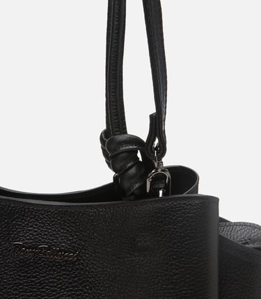  Kadın Deri Siyah Omuz Çantası