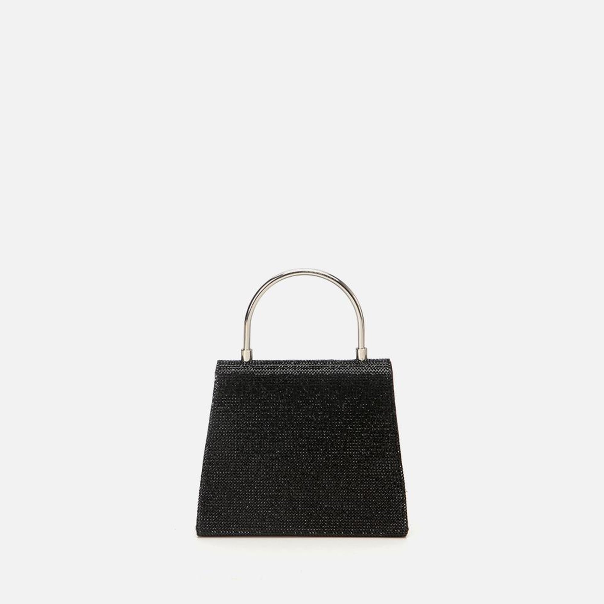 Kadın Siyah Taşlı Mini Çanta