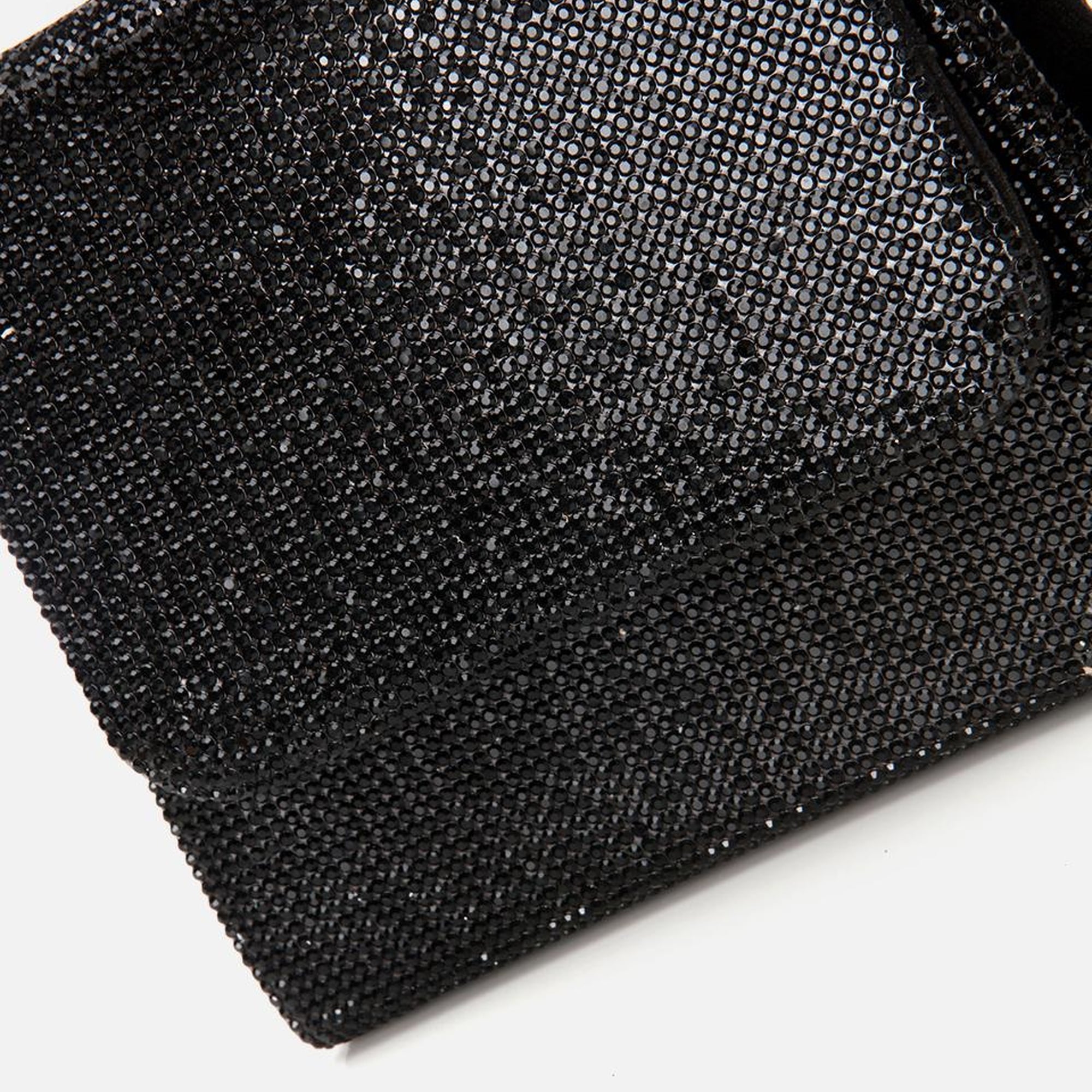 Kadın Siyah Taşlı Mini Çanta