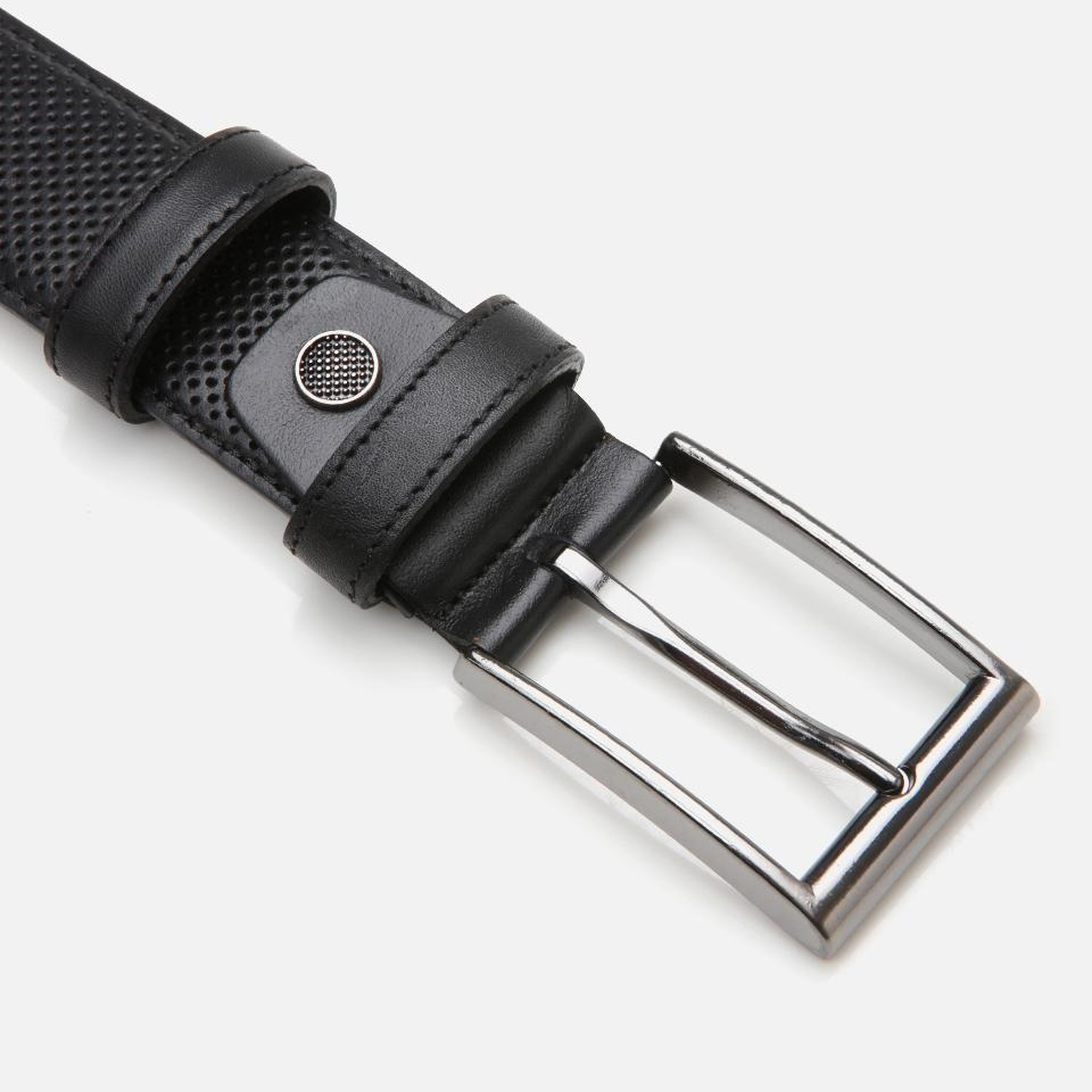 Erkek Deri Siyah Kemer