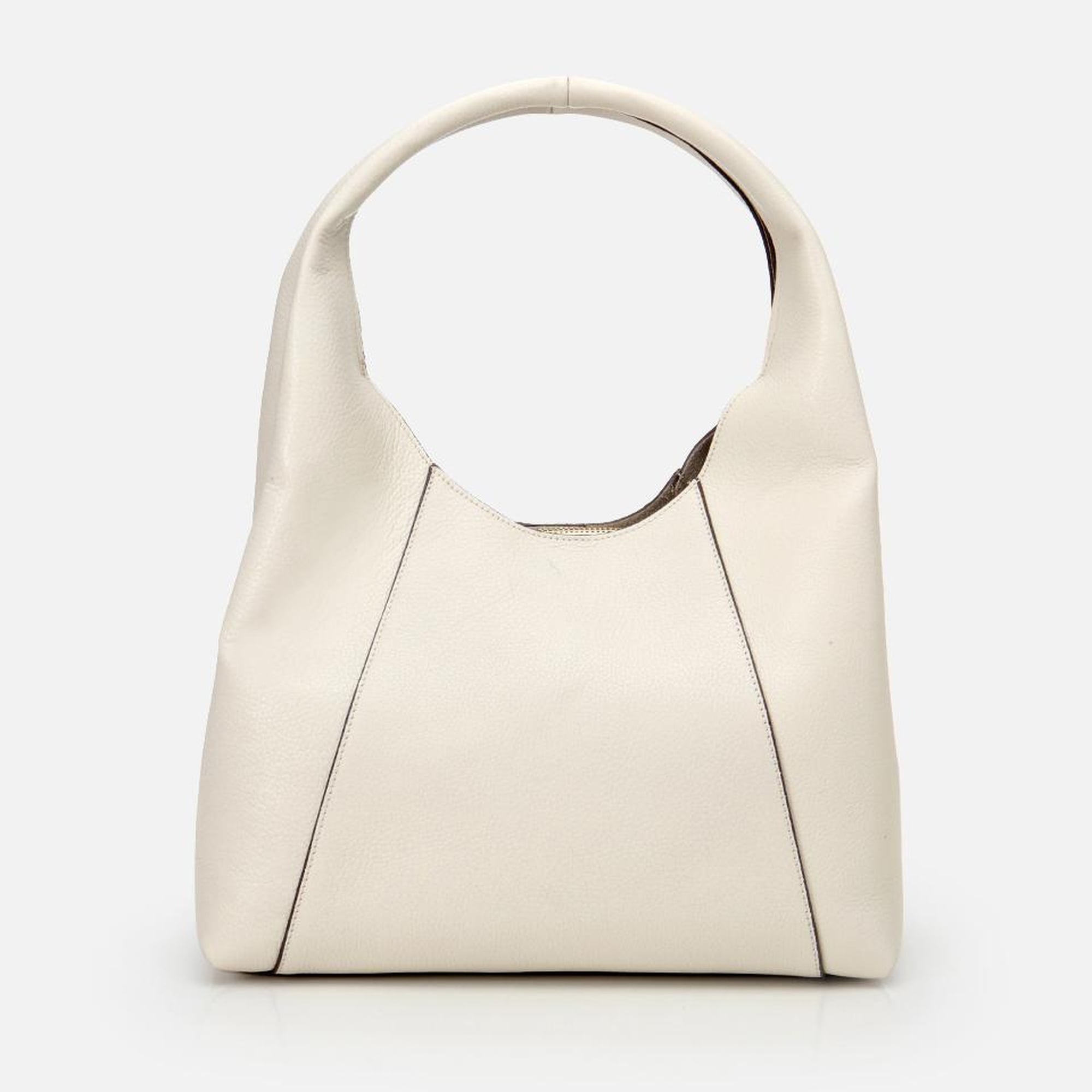 Kadın Deri Ekru Omuz Çantası