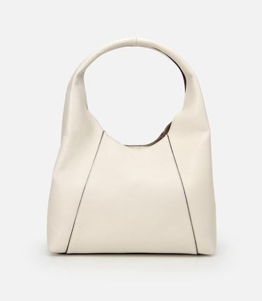  Kadın Deri Ekru Omuz Çantası