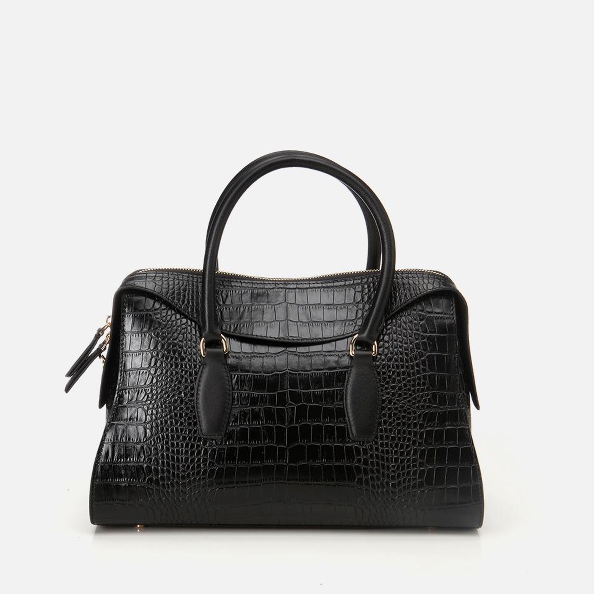 Kadın Deri Siyah Omuz Çantası