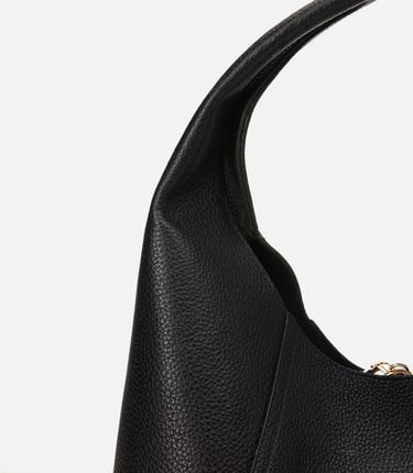 Kadın Deri Siyah Omuz Çantası
