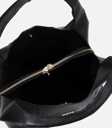  Kadın Deri Siyah Omuz Çantası