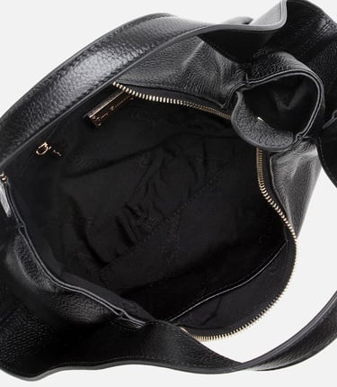  Kadın Deri Siyah Çapraz Askılı Çanta