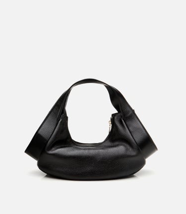  Kadın Deri Siyah Çapraz Askılı Çanta