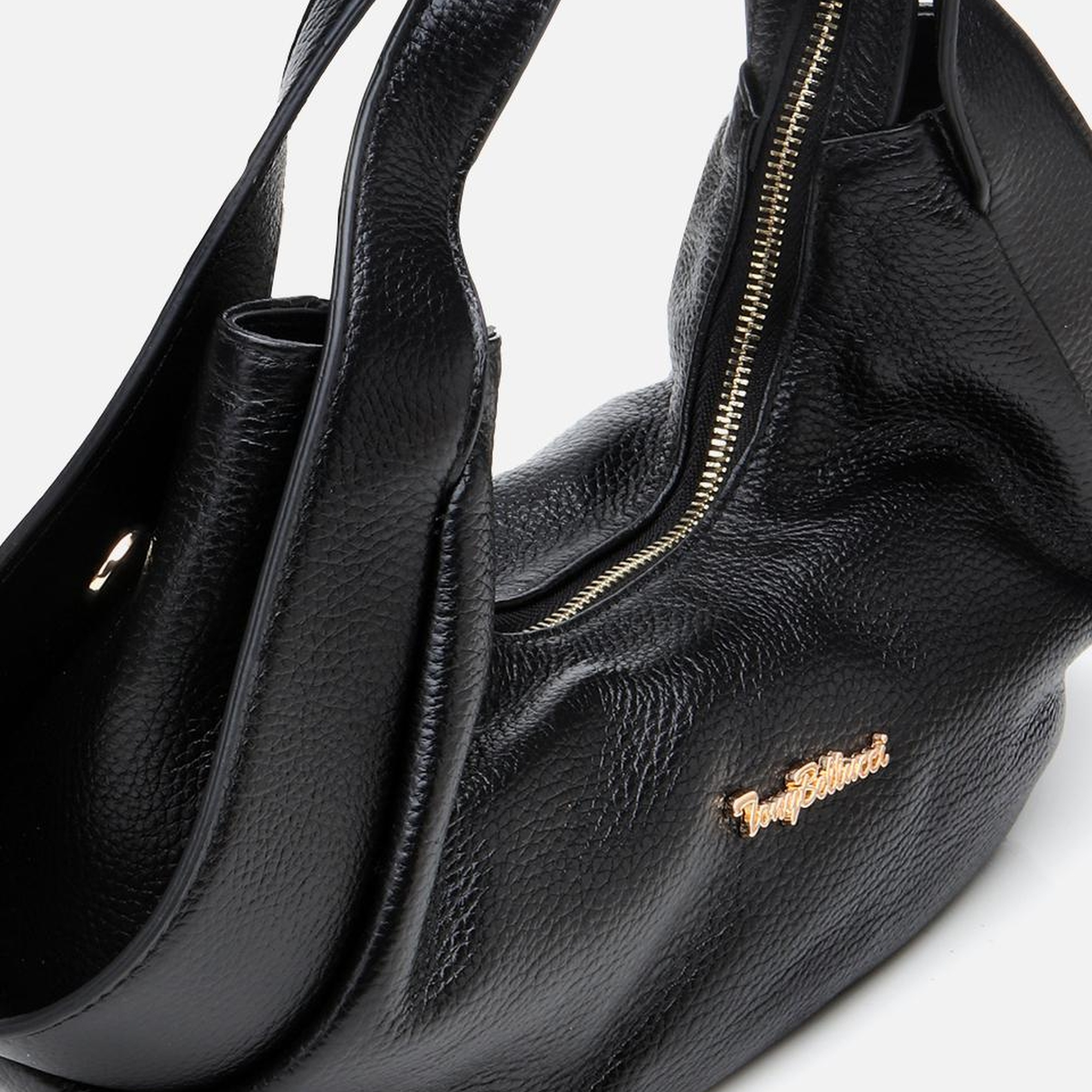 Kadın Deri Siyah Çapraz Askılı Çanta