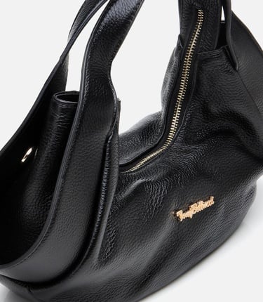  Kadın Deri Siyah Çapraz Askılı Çanta