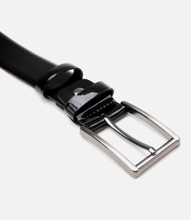  Erkek Rugan Deri Siyah Kemer