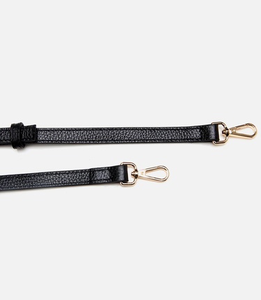  Kadın Deri Siyah Kilit Detaylı Tote Çanta