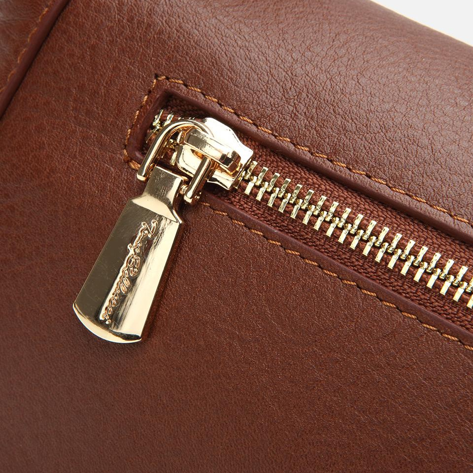 Kadın Deri Taba Kilit Detaylı Omuz çantası