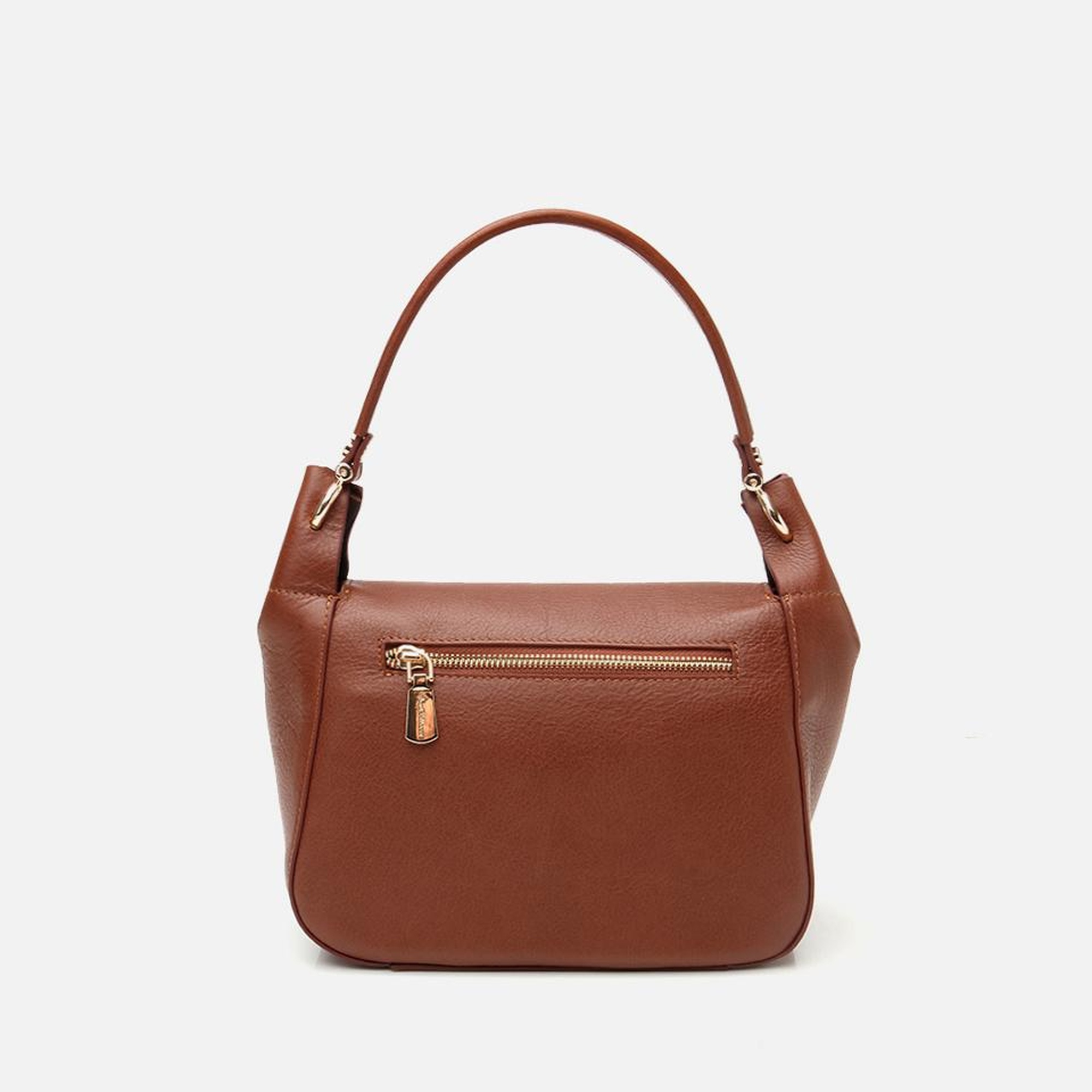 Kadın Deri Taba Kilit Detaylı Omuz çantası