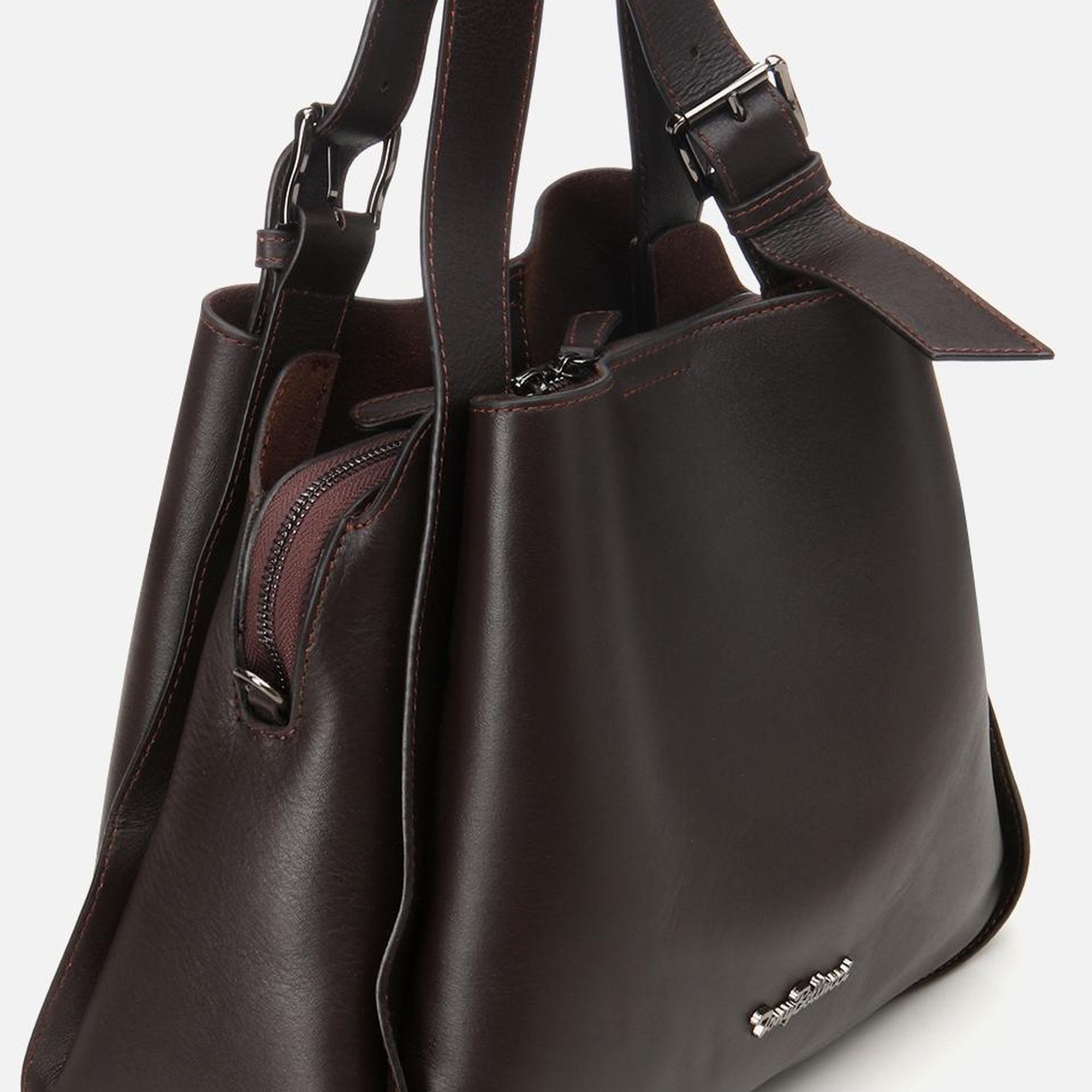 Kadın Deri Kahverengi Tote Çanta