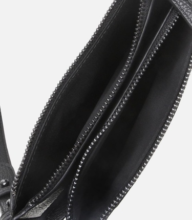  Kadın Siyah Bölmeli Omuz Çantası