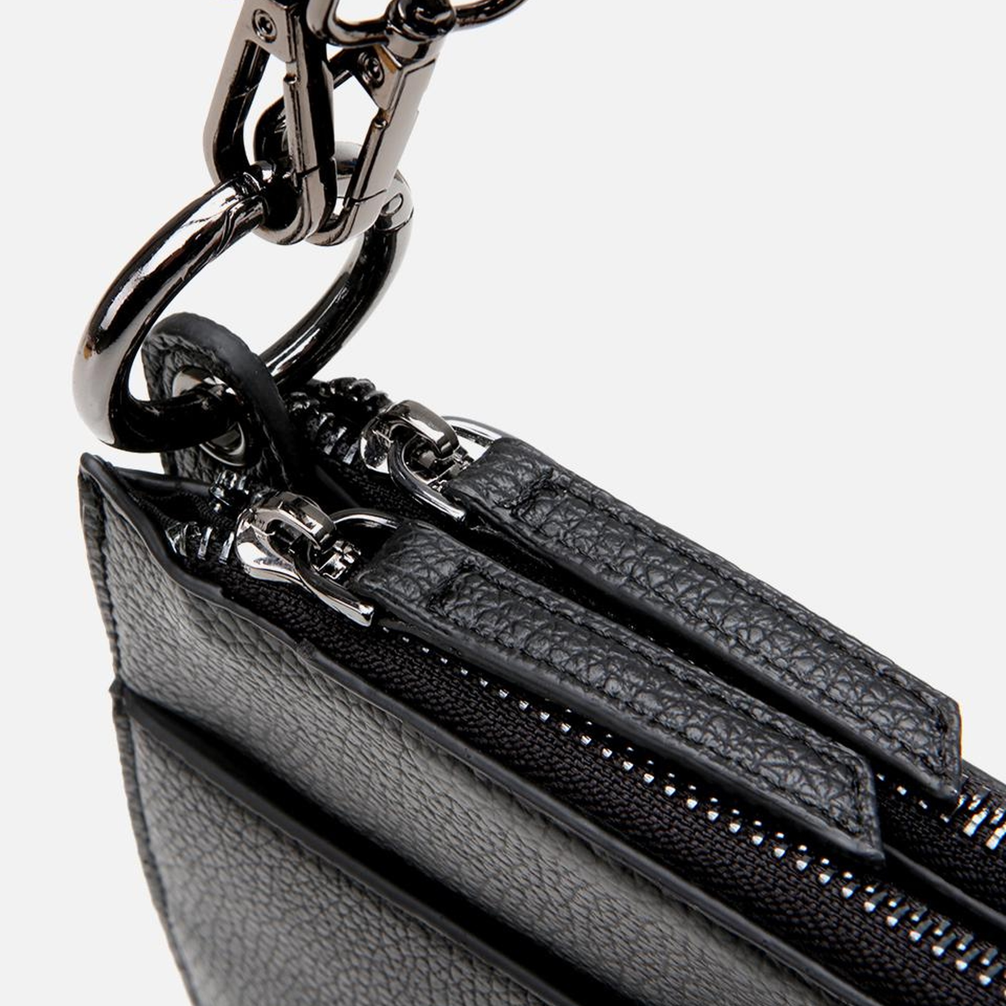 Kadın Siyah Bölmeli Omuz Çantası