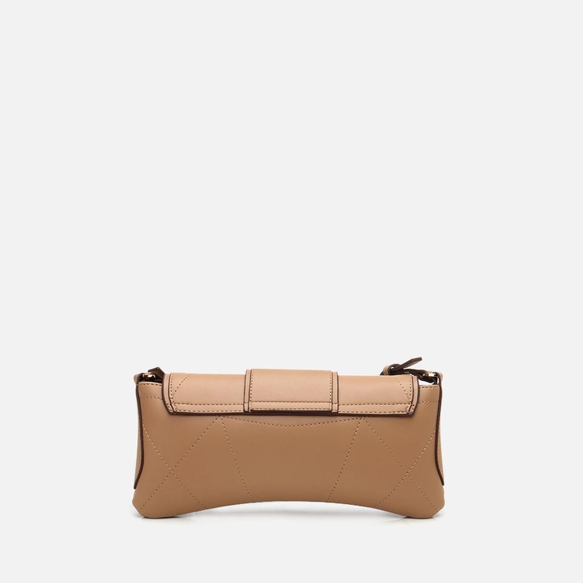 Kadın Vizon Toka Detaylı Asimetrik Çapraz Askılı Çanta