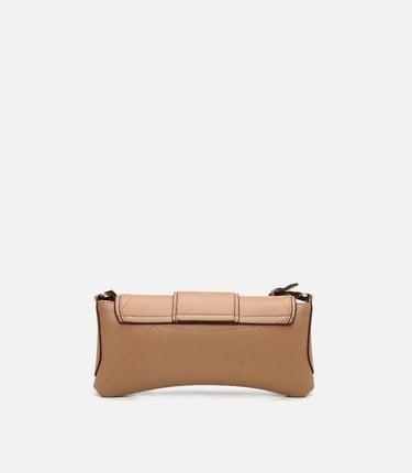  Kadın Vizon Toka Detaylı Asimetrik Çapraz Askılı Çanta