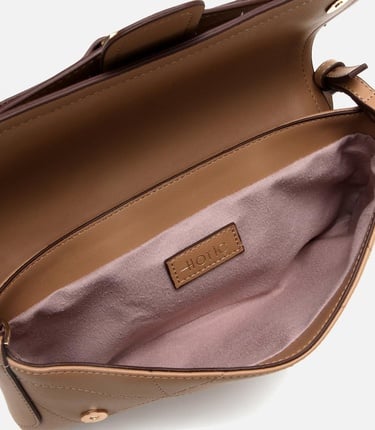  Kadın Vizon Toka Detaylı Asimetrik Çapraz Askılı Çanta