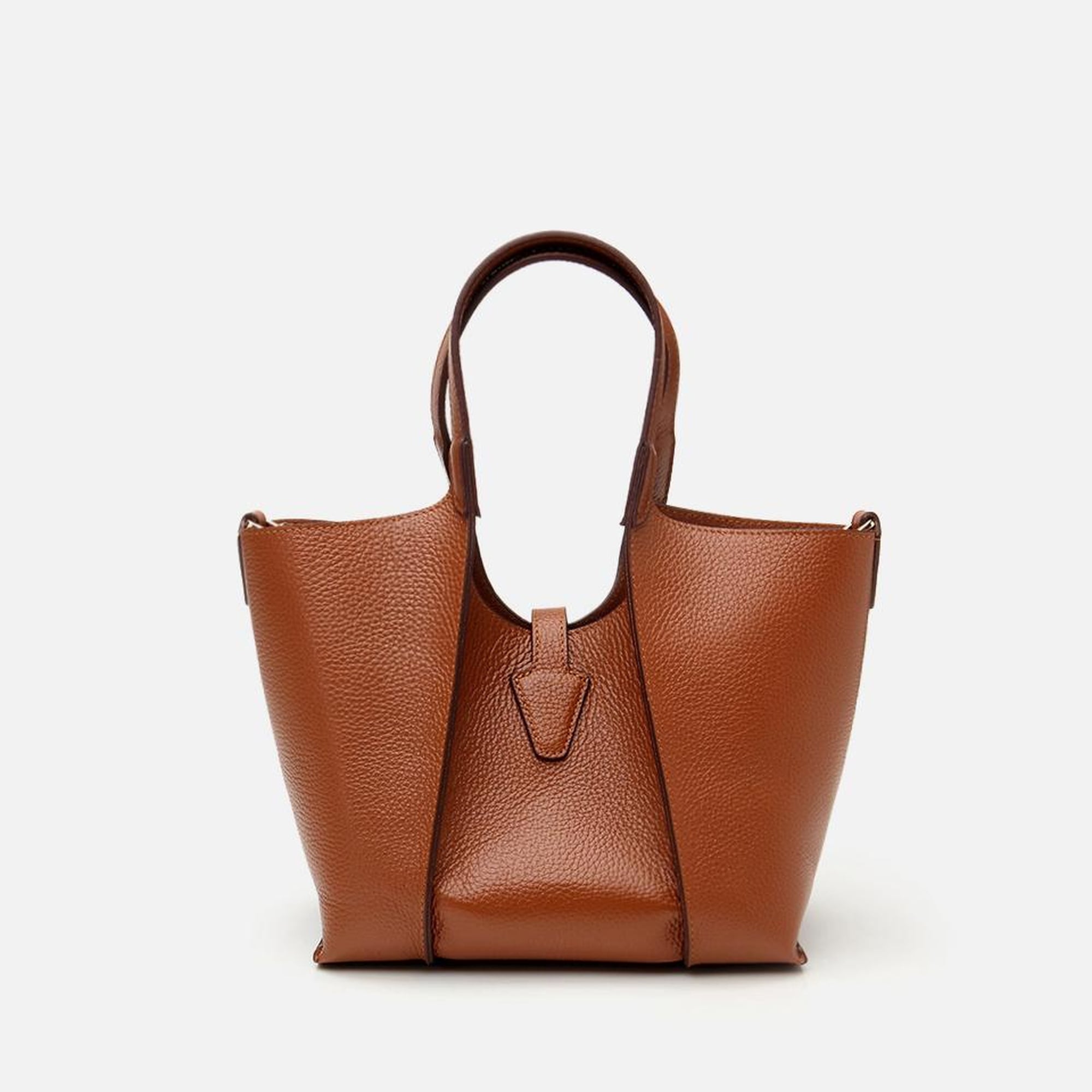 Kadın Deri Taba Kilit Detaylı Tote Çanta