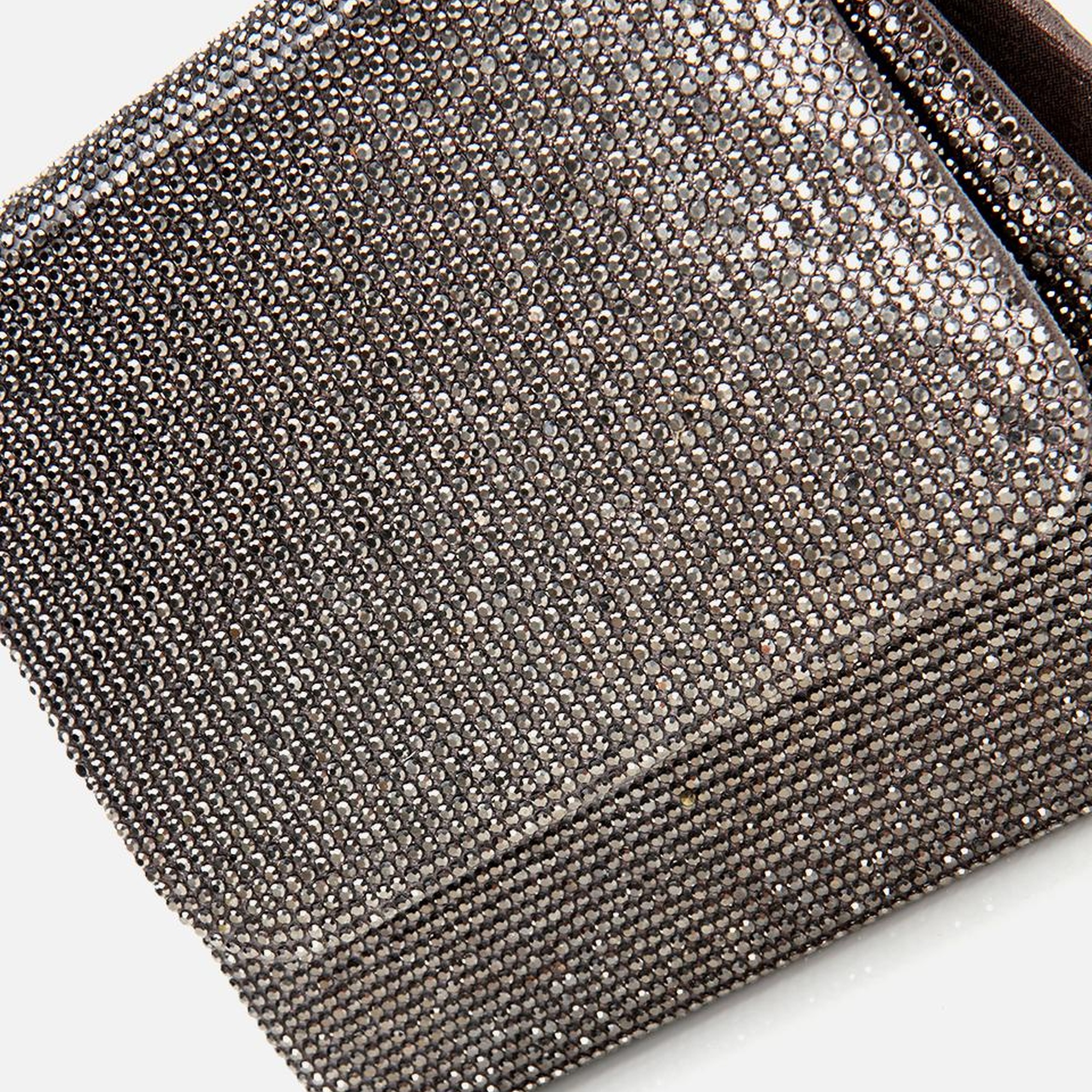 Kadın Gri Taşlı Mini Çanta