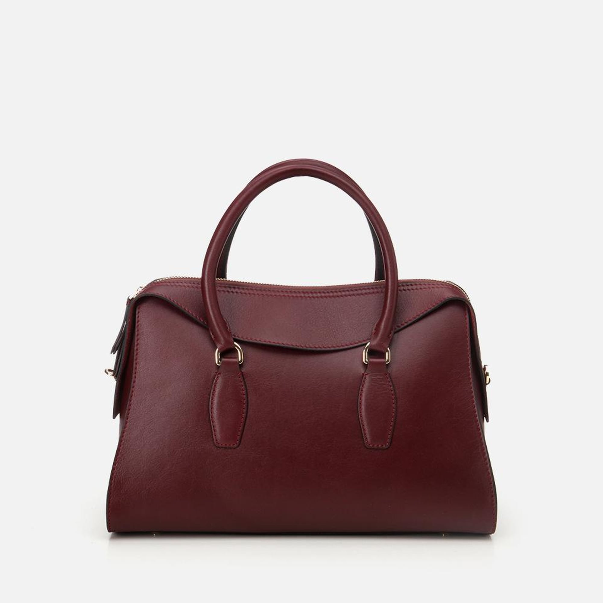 Kadın Deri Bordo Omuz Çantası