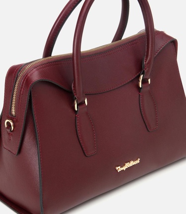  Kadın Deri Bordo Omuz Çantası