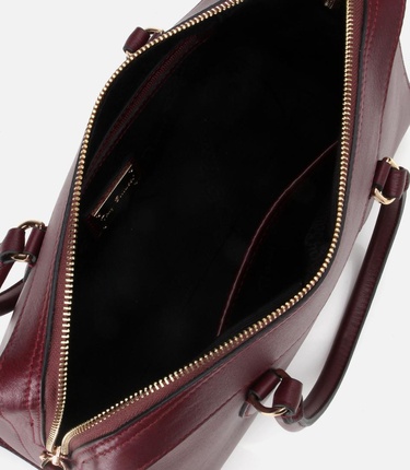  Kadın Deri Bordo Omuz Çantası