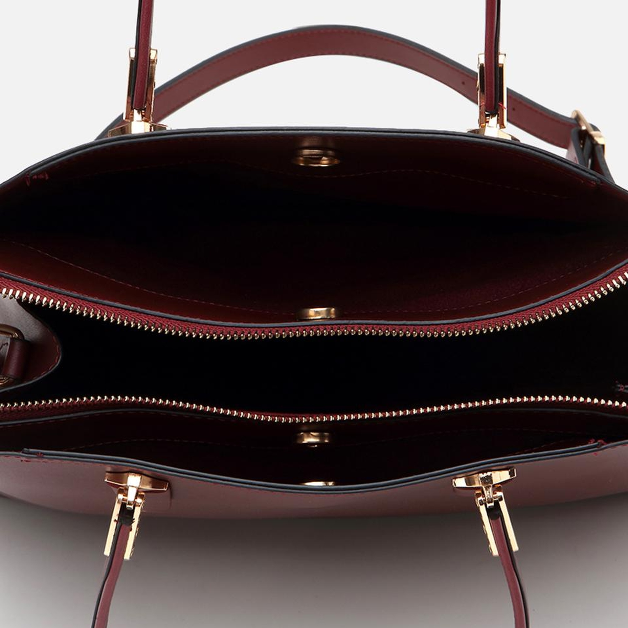 Kadın Bordo Askılı Omuz Çantası