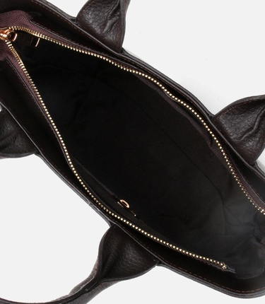  Kadın Deri Kahverengi Omuz Çantası