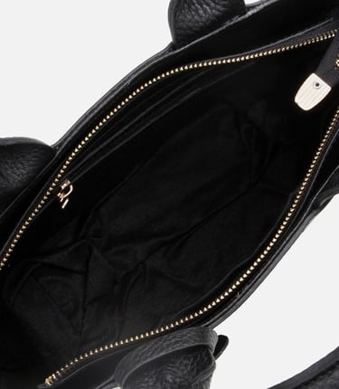  Kadın Deri Siyah Omuz Çantası