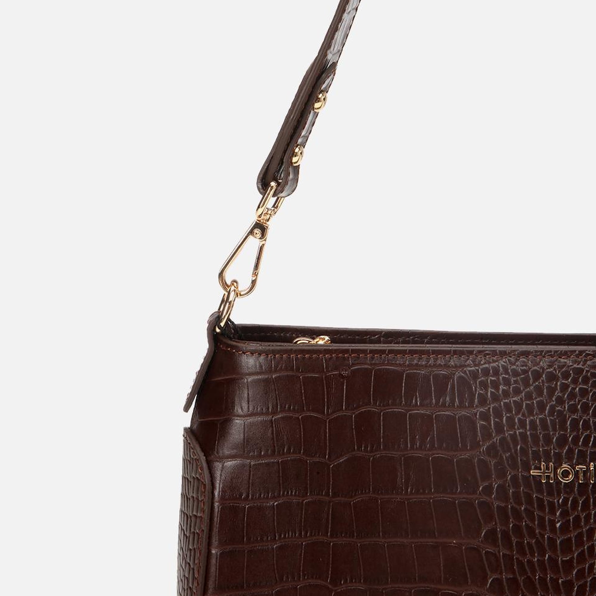 Kadın Deri Kahverengi Omuz Çantası