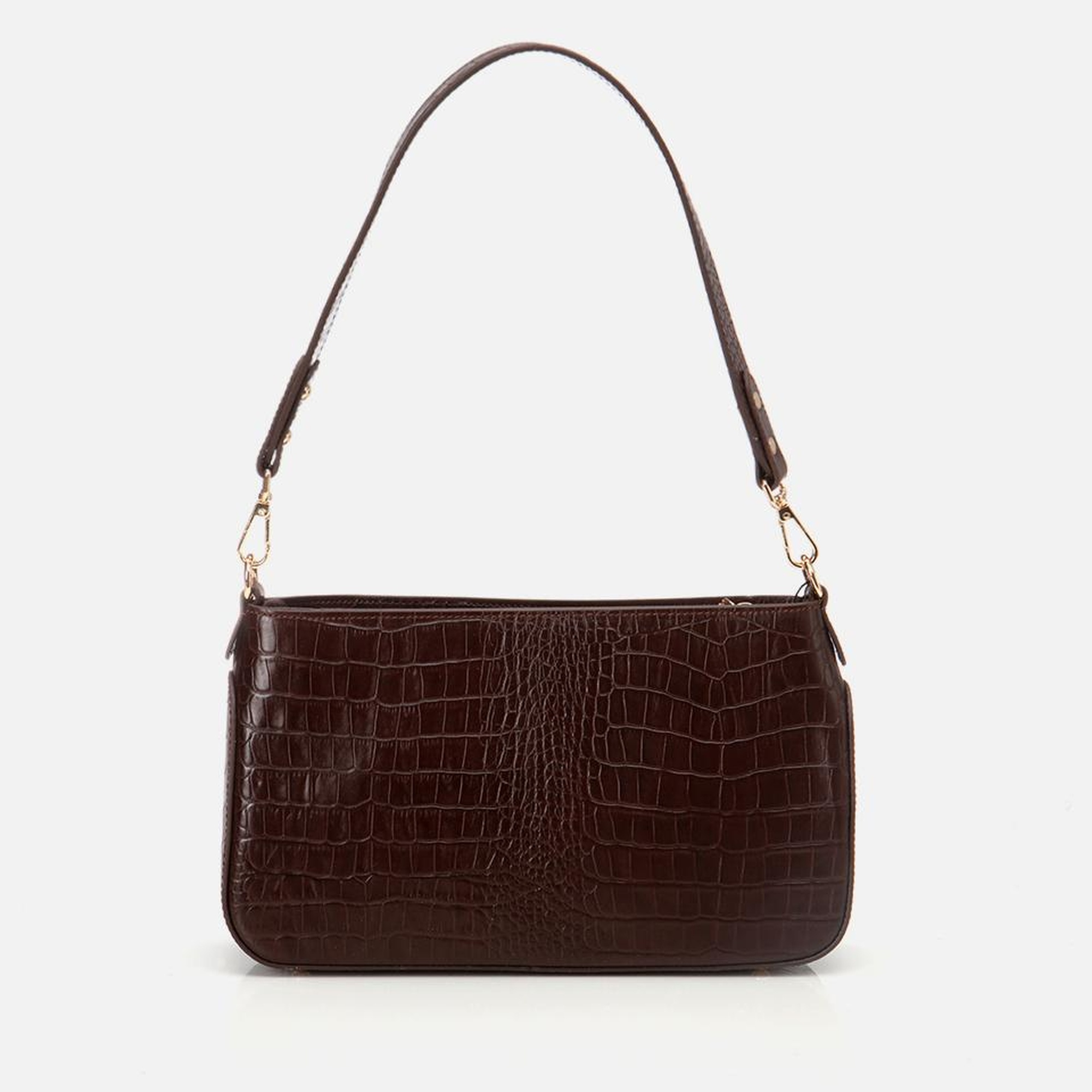 Kadın Deri Kahverengi Omuz Çantası