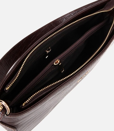  Kadın Deri Kahverengi Omuz Çantası