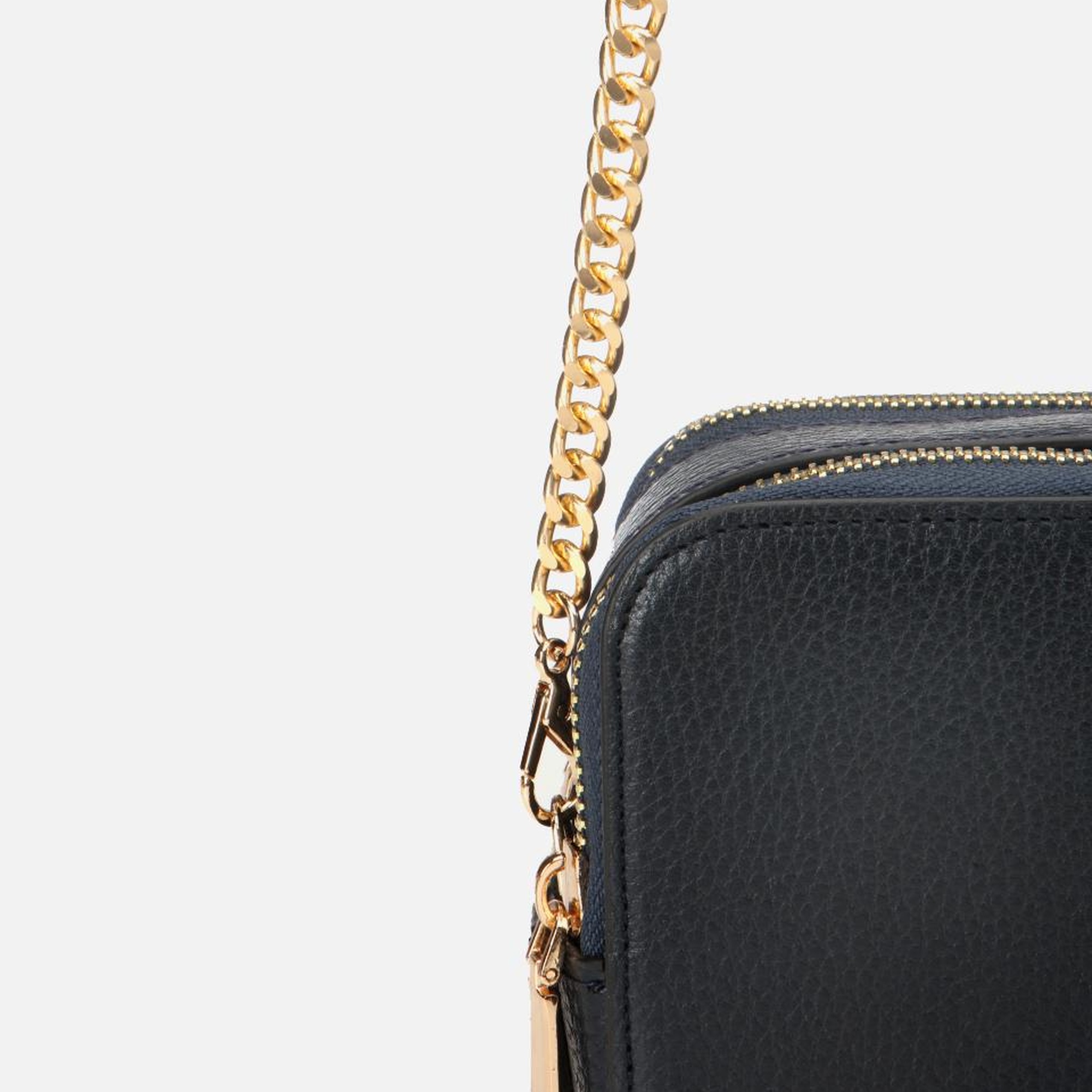 Kadın Deri Lacivert Mini Çanta