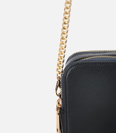  Kadın Deri Lacivert Mini Çanta