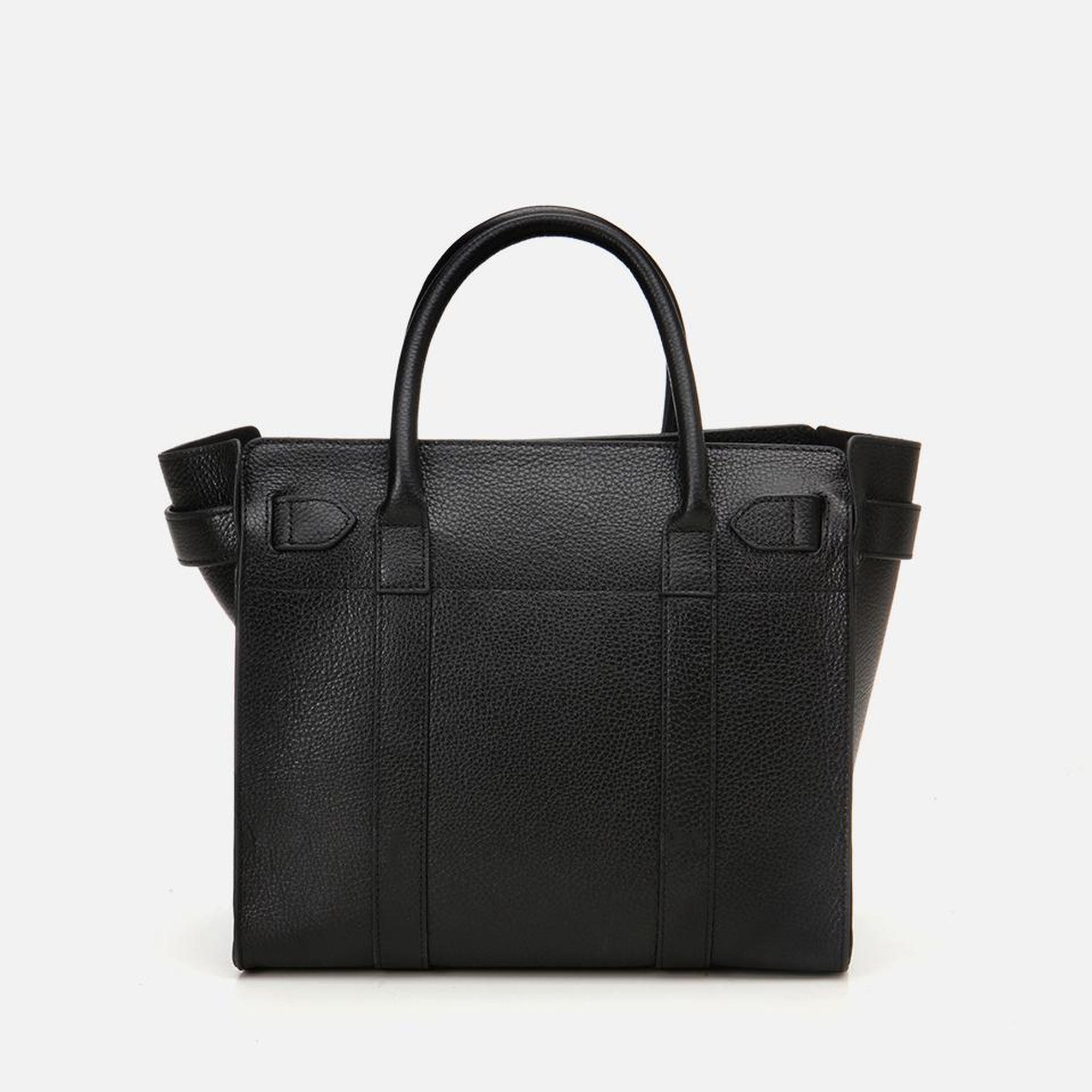 Kadın Deri Siyah Kilit Detaylı Omuz Çantası