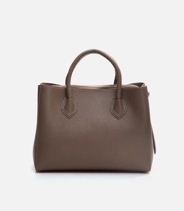  Kadın Deri Vizon Omuz Çantası