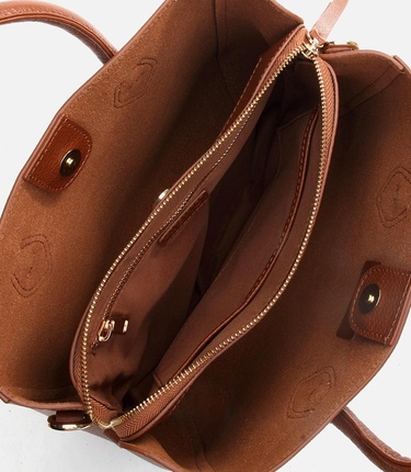  Kadın Deri Taba Omuz Çantası