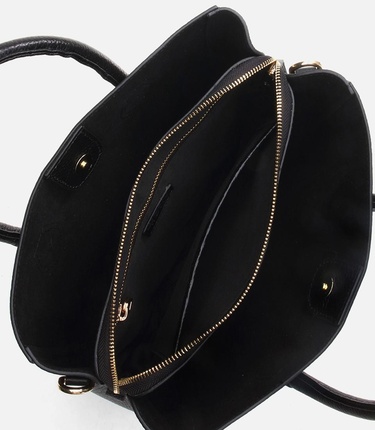  Kadın Deri Siyah Omuz Çantası