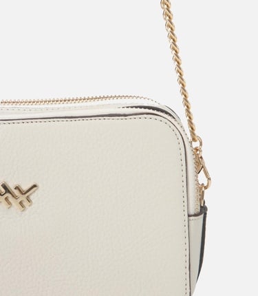  Kadın Deri Ekru Mini Çanta