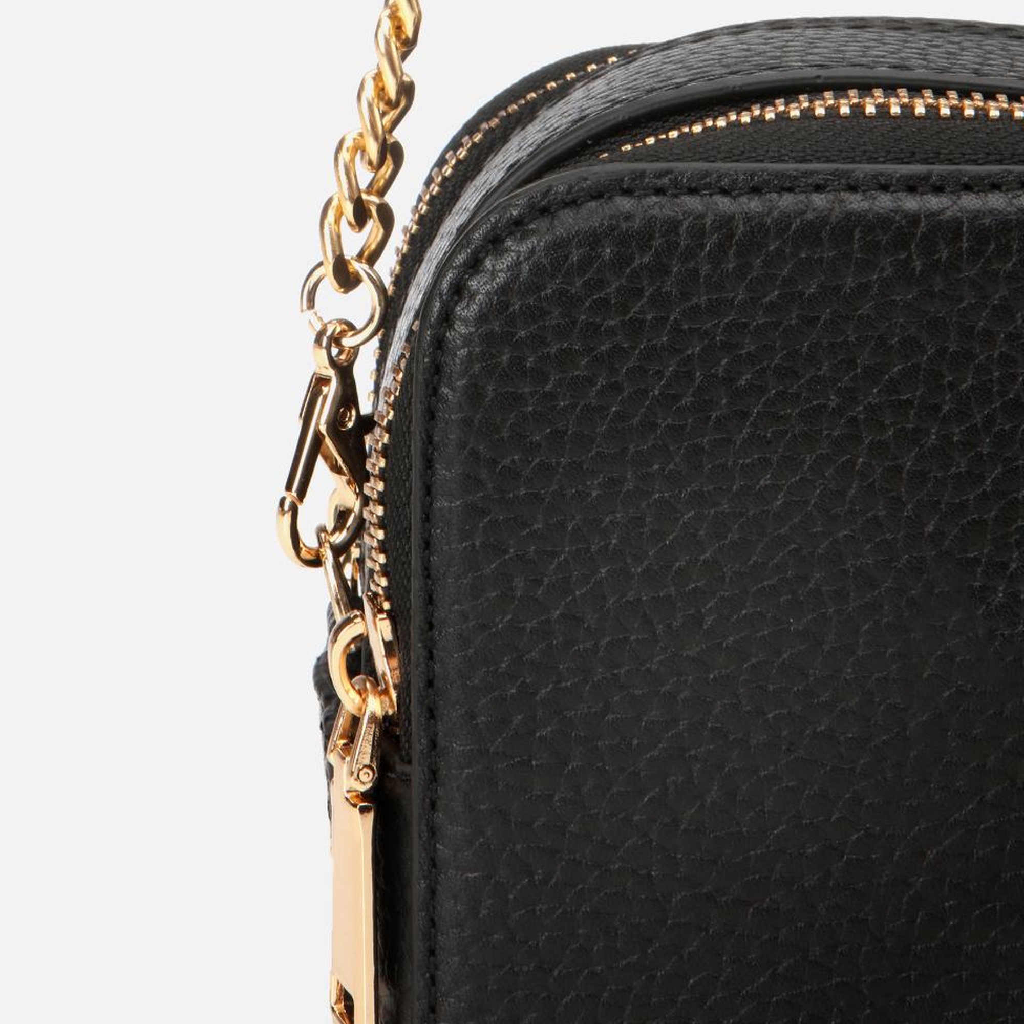 Kadın Deri Siyah Mini Çanta