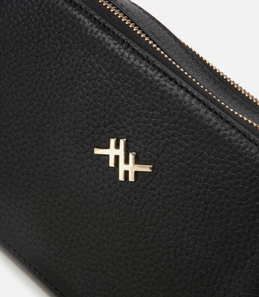  Kadın Deri Siyah Mini Çanta