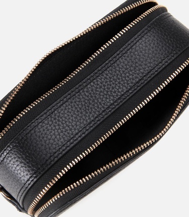  Kadın Deri Siyah Mini Çanta