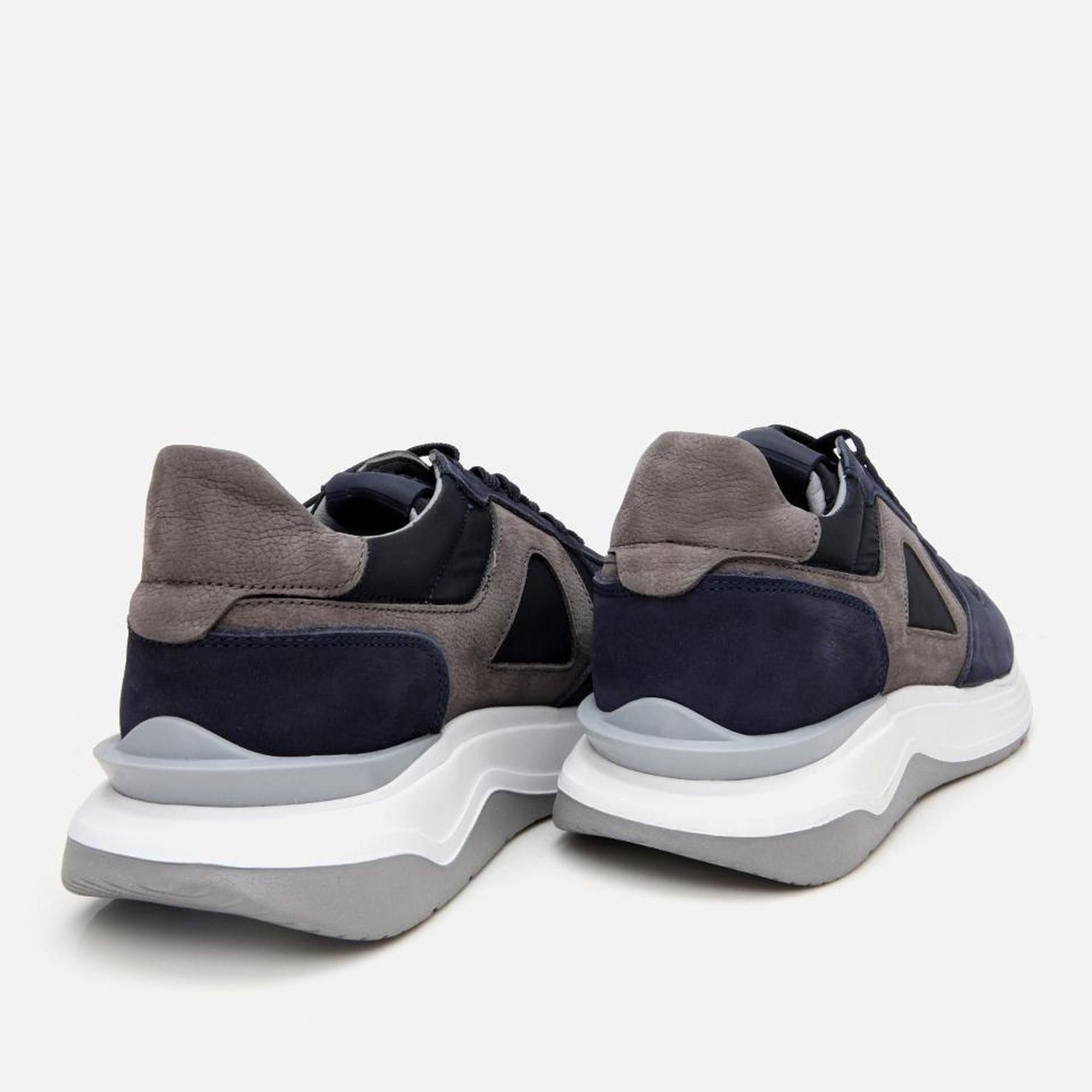 Erkek Süet Deri Lacivert Hafif Tabanlı Spor Ayakkabı