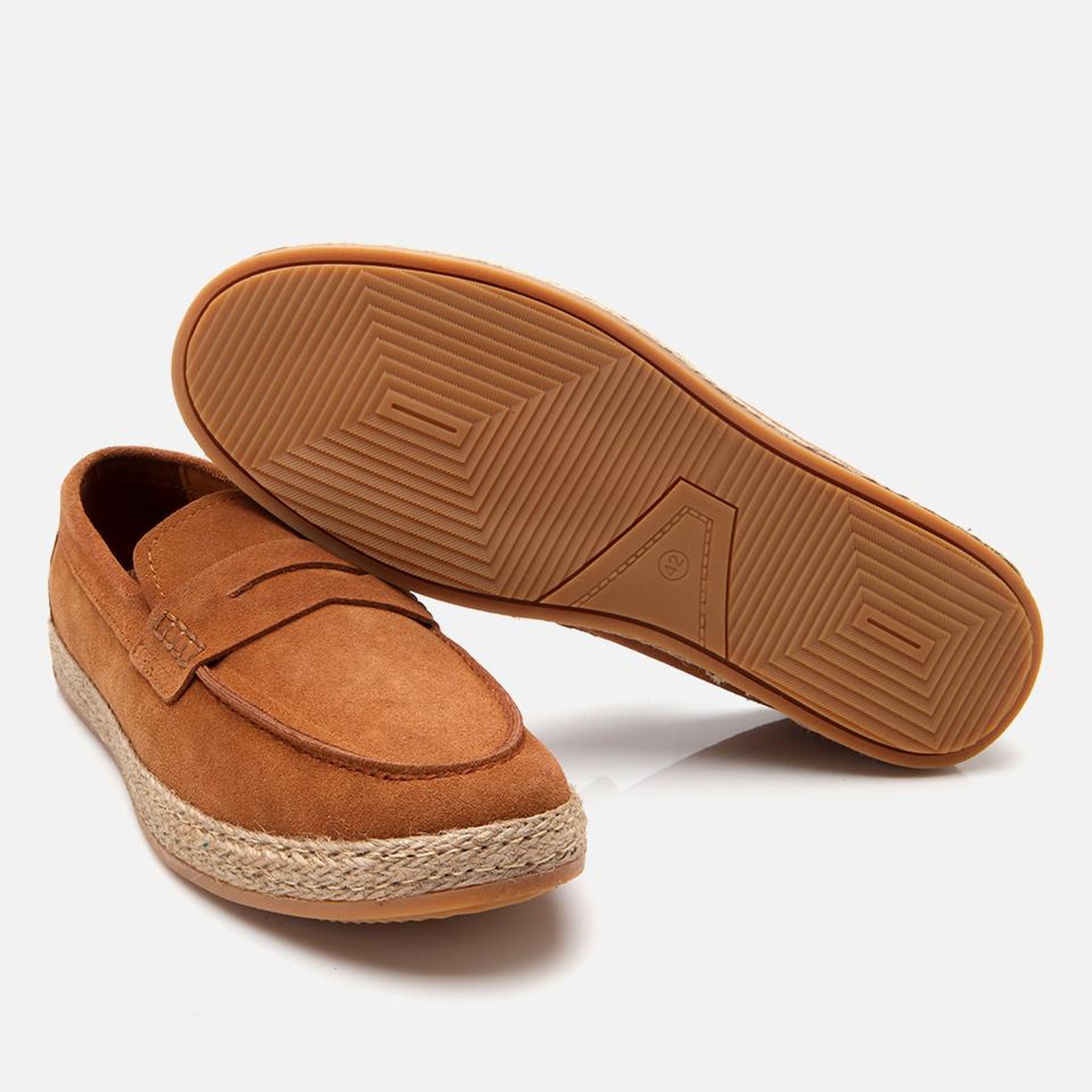 Erkek Süet Deri Lacivert Ultra Hafif Tabanlı Loafer