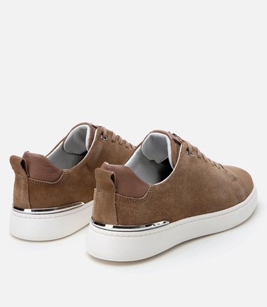  Erkek Süet Deri Vizon Ultra Hafif Tabanlı Spor Ayakkabı